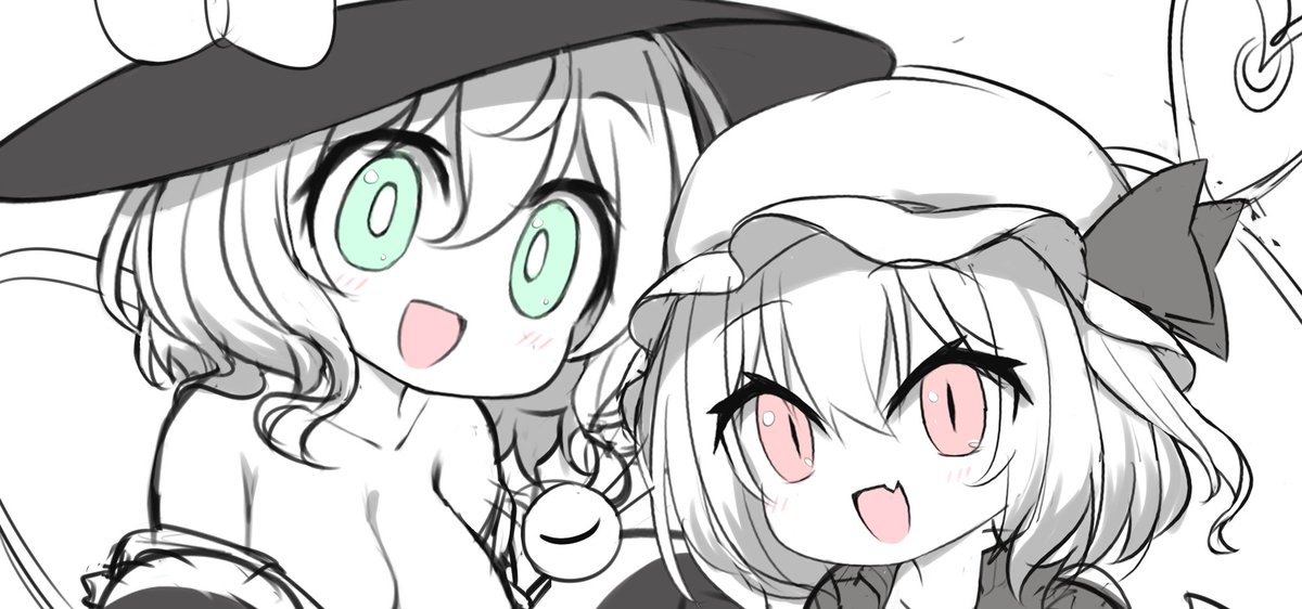 次回のイラストはこいしちゃんとフランちゃん(デフォルメ)の予定です。