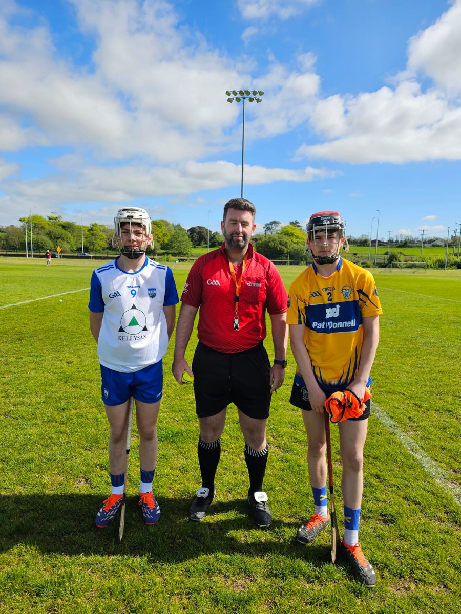<a href="/WaterfordGAA/">Waterford GAA</a> <a href="/claregaacg/">Clare GAA C&G Dev</a> <a href="/CrusheenGaa/">Crusheen GAA Club</a> <a href="/ArenaSETU/">SETU Arena</a> Go raibh mìle also to our referees who officiated in Carriganore - Alan Fitzgerald, Larry Power, Robbie Dunne, and <a href="/EoinMorrissey88/">Eoin Morrissey</a> 👍

<a href="/west_waterford/">Waterford GAA West</a> <a href="/EastDeiseGAA/">East Waterford GAA</a> <a href="/WhelanGavin/">Gavin Whelan</a> <a href="/darrybunne/">Barry Dunne</a> <a href="/midcountygda/">David Robinson</a> <a href="/AussieGleeson/">AussieGleeson</a> <a href="/ConorPrenderg11/">Conor Prendergast</a> <a href="/jamesla13176631/">james lacey</a> <a href="/conormulhall/">Conor Mulhall</a> <a href="/wlrfm/">WLR</a> ⚪️🔵