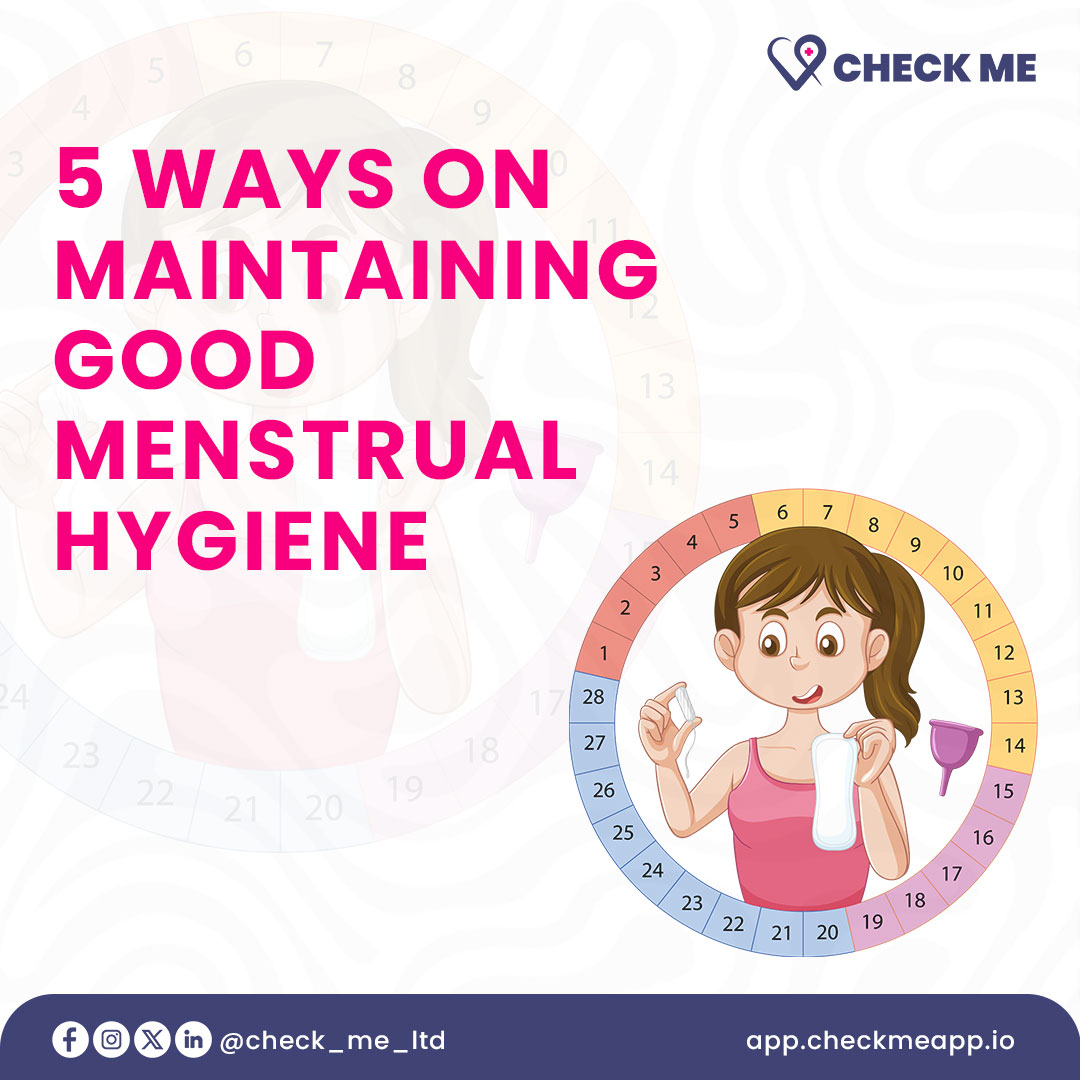 𝙏𝙝𝙚𝙧𝙚’𝙨 𝙢𝙤𝙧𝙚 𝙩𝙤 𝙢𝙚𝙣𝙨𝙩𝙧𝙪𝙖𝙡 𝙝𝙚𝙖𝙡𝙩𝙝 𝙩𝙝𝙖𝙣 𝙟𝙪𝙨𝙩 𝙥𝙖𝙙𝙨 𝙖𝙣𝙙 𝙥𝙚𝙧𝙞𝙤𝙙𝙨.

Good hygiene during periods isn’t just about feeling fresh — check these ways to maintain good menstrual hygiene instagram.com/checkmeappltd?…

 #CheckMe #CheckMePerodTalks