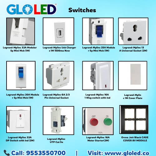 GNarasaraopeta's tweet image. GLOLED Premium Switches! ✨🔘
🌐 Visit Us: gloled.co
📞 Call: 9553550700
#GLOLED #SmartSwitches #ModularSwitches #StylishSwitchBoards #ElectricalUpgrade #ModernInteriors #SwitchToGLOLED #SwitchSolutions #HomeRenovationIdeas #OfficeElectricSolutions #InteriorDesign