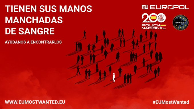 policia's tweet photo. Algunos #fugitivos siguen sin estar localizados, y junto a @europol y #ENFAST queremos localizarlos⬇️
https://t.co/tkDSK1fOKc…
#EUMostWanted https://t.co/Mk1dYbtVAb