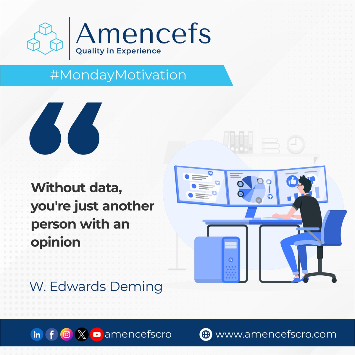 amencefscro's tweet photo. #Mondaymotivation 

#ClinicalDataManagement
#EDCProgramming #UAT  #EDC
#CustomFunctionProgramming

#Clinicalresearch
#Clinicaltrials https://t.co/zicGGWzRMS