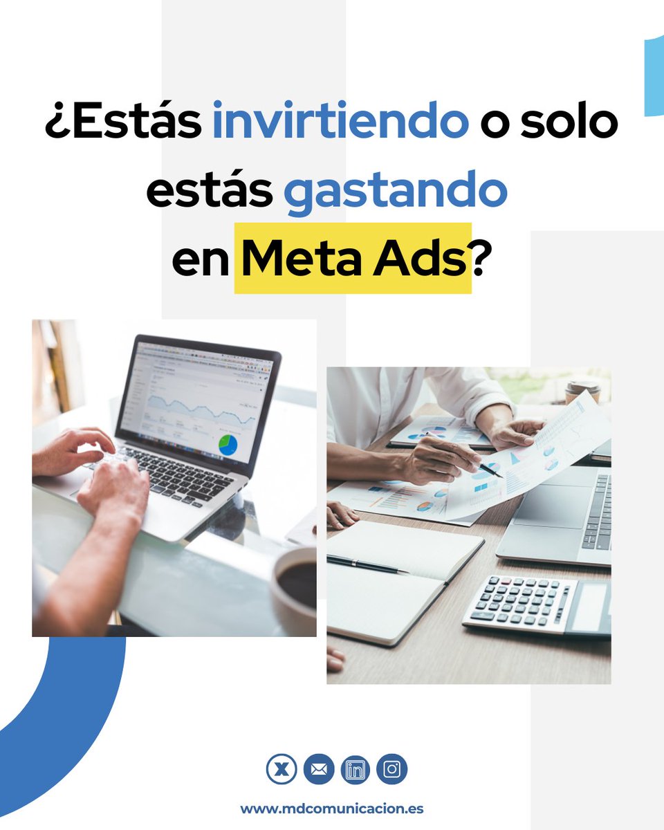 📷 ¿Tus campañas en Meta Ads no están dando resultados?

Tal vez estás cometiendo uno de estos 3 errores comunes 📷

No tener una estrategia clara
No segmentar correctamente
No testear creatividades

📷 ¿Cuál de estos errores crees que es el más común? ¿Te ha pasado?
#MetaAds