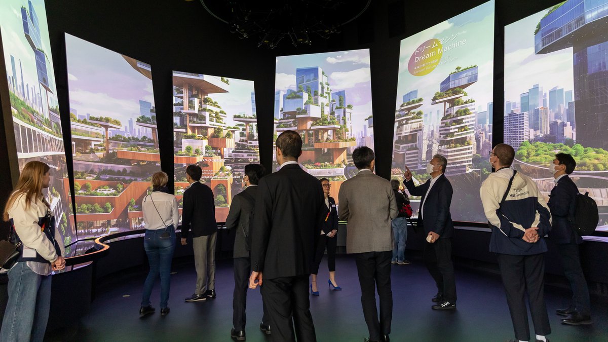 On April 13, 2025, the German Pavilion opened at @Expo 2025 in Osaka! 🇩🇪✨ Under the motto "Wa! Germany," visitors may explore innovative solutions for a circular economy. 🌍 Volocopter is honored to be part of the exhibition. © German Expo Pavilion / Hotaka Matsumara