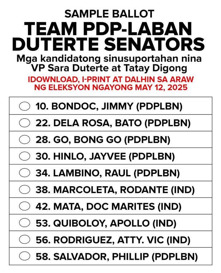 MasonRZambrano's tweet photo. Please vote straight PDP LABAN ...👊 https://t.co/OFAequfZ9b