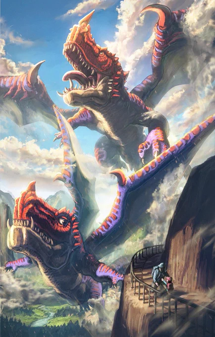 #こどもの日 竜の親子