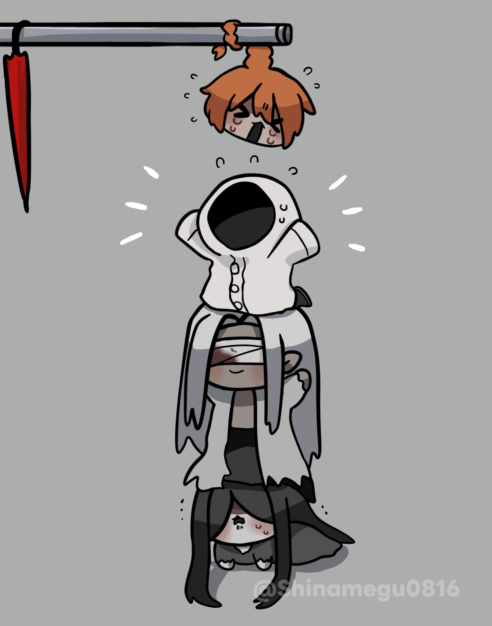 文字化化　ポップアップ　ミニアクリルアート　レインコート グッズ-スタンドポップ】文字化化 ふらふらアクリルスタンド レイン