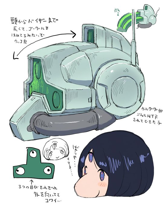 2025-05-05
プラモ買えないし適当に描いたろ。 