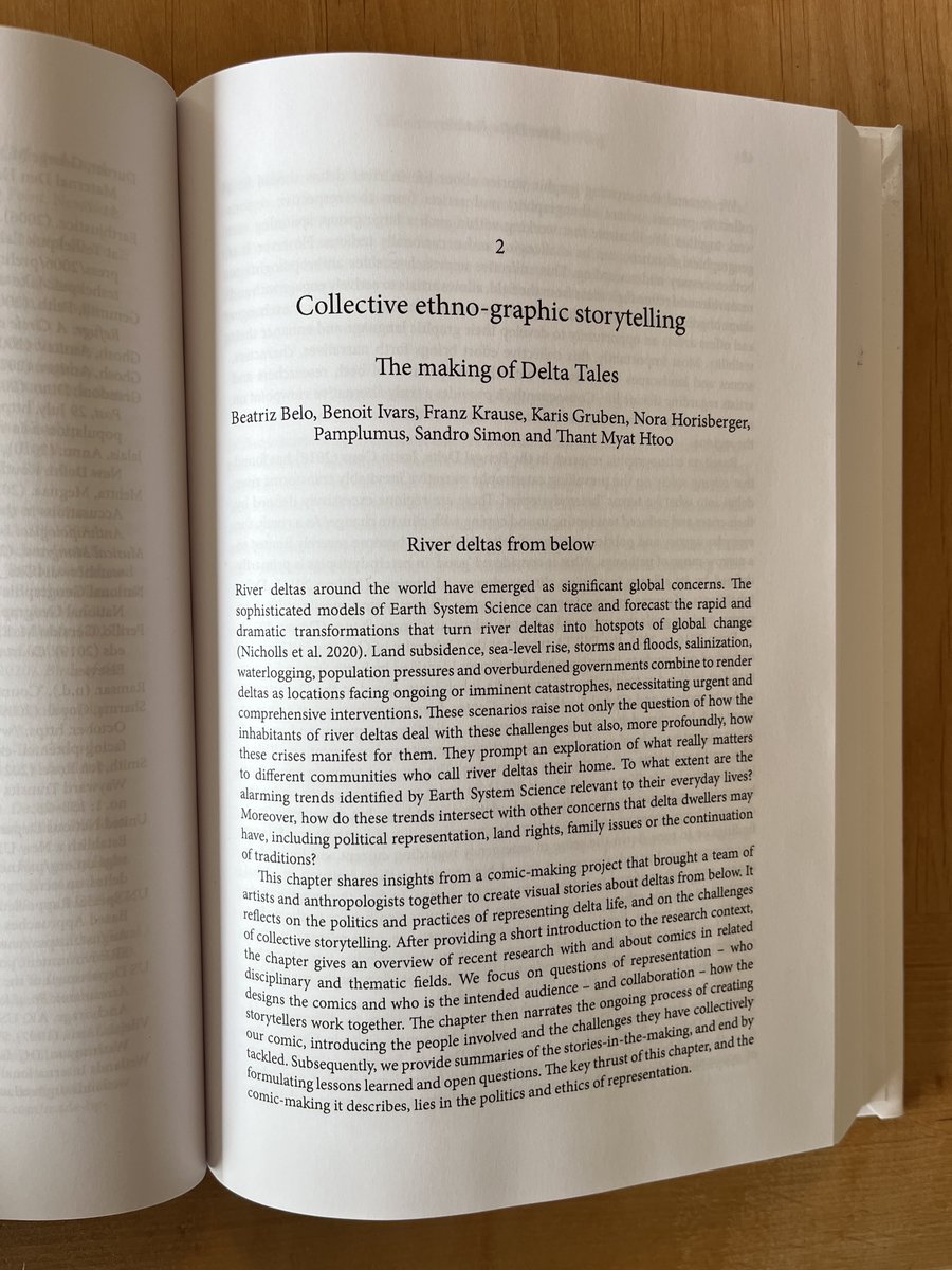 ✏️ Happy this one is out – our reflections on our collective ethno-graphic comic in the making. Together with other wonderful contributions it is part of 'River Delta Futures: Endangered Communities in Audiovisual Media'. bloomsbury.com/uk/river-delta… DM if you don't have access.