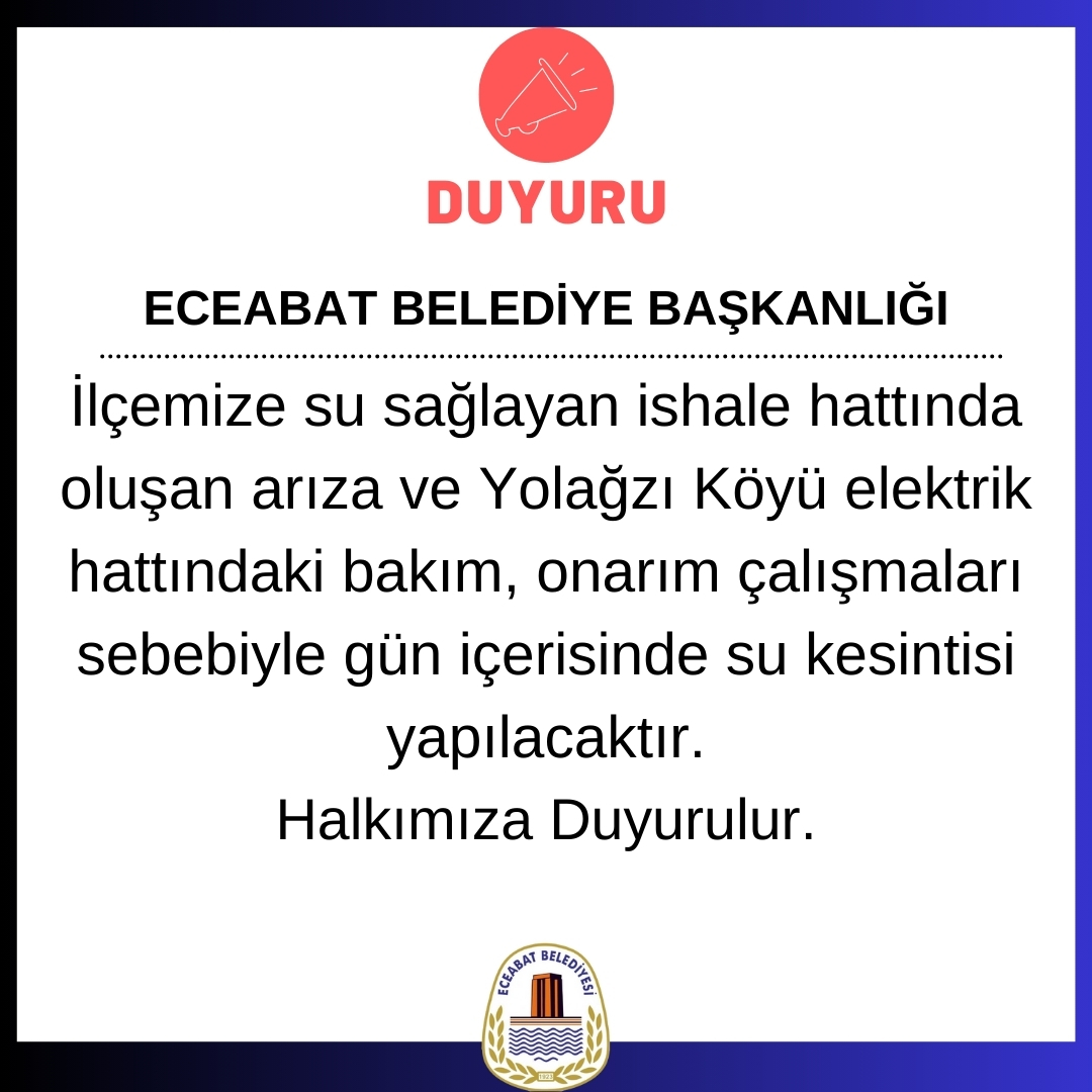 EceabatBel's tweet photo. #duyuru #eceabatbelediyesi https://t.co/WdtlSLEnLY