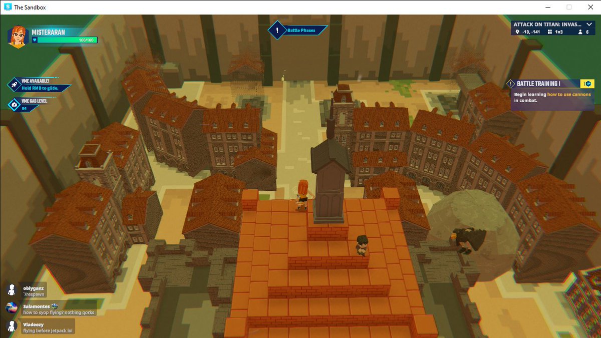 City views of the Trost District in <a href="/TheSandboxGame/">The Sandbox</a>  tsbga.me/TheSandbox #AlphaSeason5