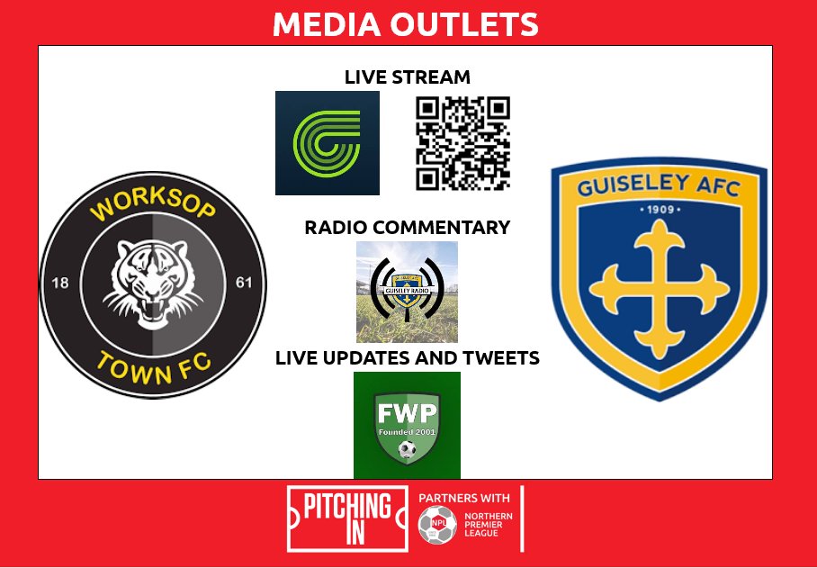 The Pitching In Northern Premier League (@northernpremlge) on Twitter photo One final and three way to follow along
If you can watch - <a href="/ClubberFootball/">Clubber</a> has the match streaming here:
clubbertv.co.uk
If you can listen - <a href="/GuiseleyRadio/">Guiseley AFC Radio</a>
guiseleyradio.mixlr.com
If cant do either, follow along as we hand the account to <a href="/FootballWebPgs/">Football Web Pages</a> One final and three way to follow along
If you can watch - <a href="/ClubberFootball/">Clubber</a> has the match streaming here:
clubbertv.co.uk
If you can listen - <a href="/GuiseleyRadio/">Guiseley AFC Radio</a>
guiseleyradio.mixlr.com
If cant do either, follow along as we hand the account to <a href="/FootballWebPgs/">Football Web Pages</a>