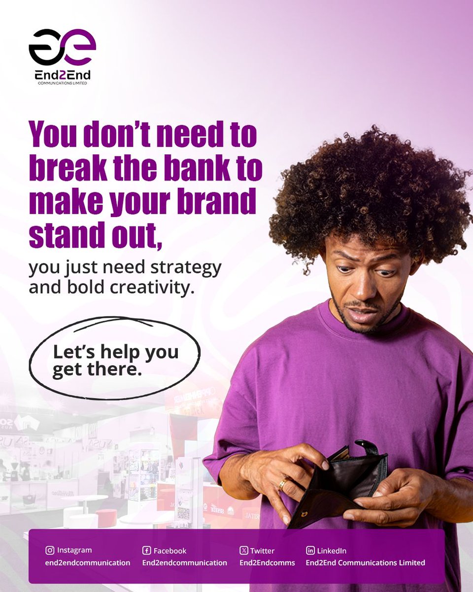 End2Endcomms's tweet image. keep pushing your brand . Keep going . 

   Visit our website or send a dm to help you get started with paid advertising.