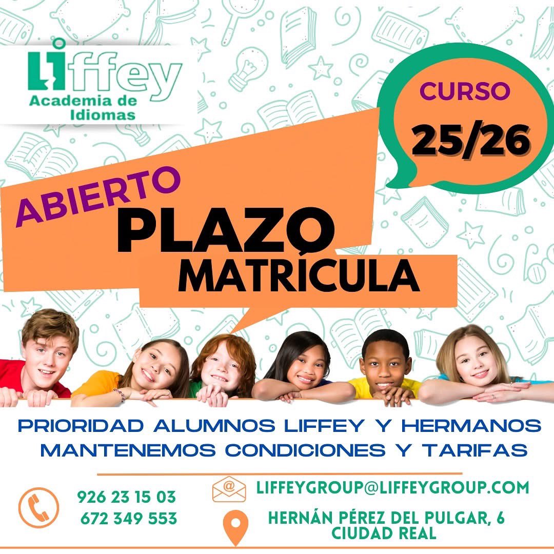 liffeygroup's tweet photo. ¡ABIERTO EL PLAZO DE MATRÍCULA PARA EL CURSO 2️⃣0️⃣2️⃣5️⃣/2️⃣6️⃣!
.
✌️ En #Liffey aprenderás realizando muchísimas actividades y proyectos para pasarlo genial. 
.
▶️ Grupos reducidos. 
▶️ Atención personalizada.
▶️ Profesores cualificados. 
▶️ Enfoque práctico y dinámico.
.
@wikiCR https://t.co/DHKrW13j8T