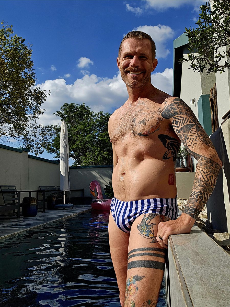 Last of summer... Not ready for winter! #gingerstache #semiinked #stillsmiling #daddyaf