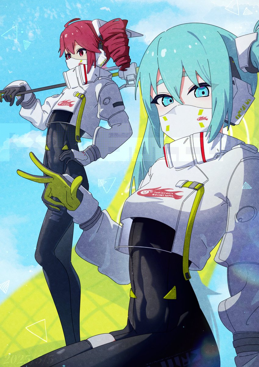 #重音テト  #初音ミク
🏁🏁🏁