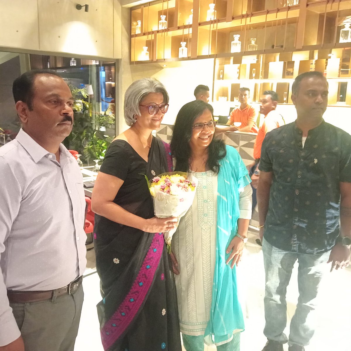 Wishing H.E Mahishini Colonne all the best as the High Commissioner of Sri Lanka to India.