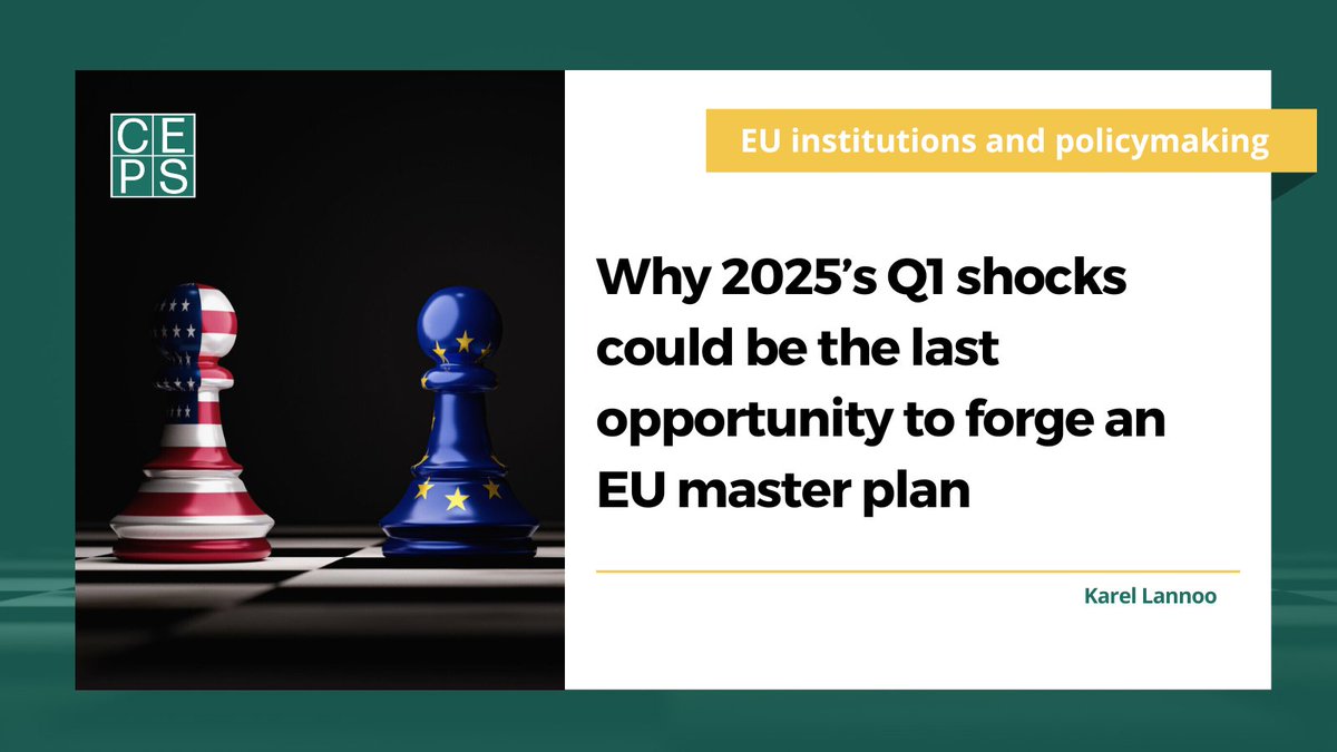 Amid deep geopolitical shifts, the EU must act faster and rethink its priorities. Key opportunities include:
📌 Develop its own credible defence architecture
📌 Develop its high-tech sectors and close the productivity gap with the US
📌 Strengthening the single market
📌