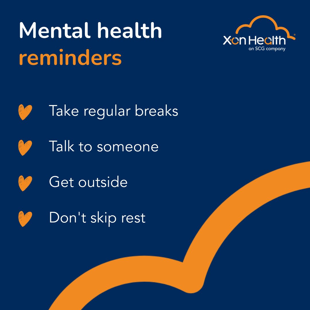 XonUK's tweet photo. 🧠 Mental Health Reminders – supporting those who support others

Small, daily actions can build real resilience over time.

#MentalHealthAwarenessMonth #GPWellbeing #PracticeManagerSupport #PrimaryCareNetworks #NHSStaffSupport #StaffWellbeing #XonHealthCares #ICBs https://t.co/FlGVWOnO5K