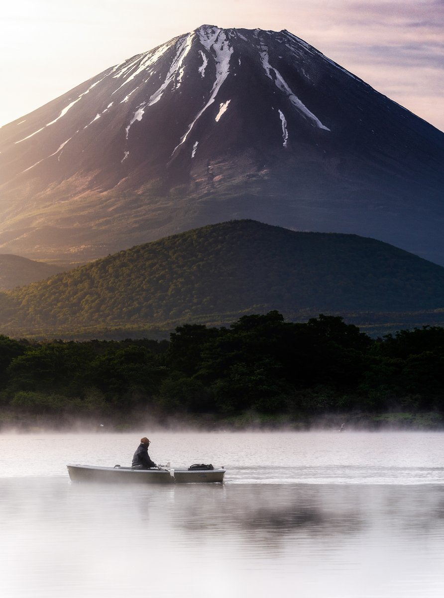めっちゃ幻想的なおじさん撮れた