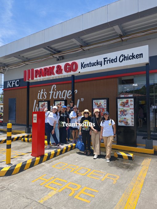 Operation Appreciation &amp; Late Birthday celebration : Mission accomplished! Team soliDs successfully delivered lunch to the Incognito set. The food was proudly purchased from Daniel’s very own KFC branch in Tacloban. ❤️