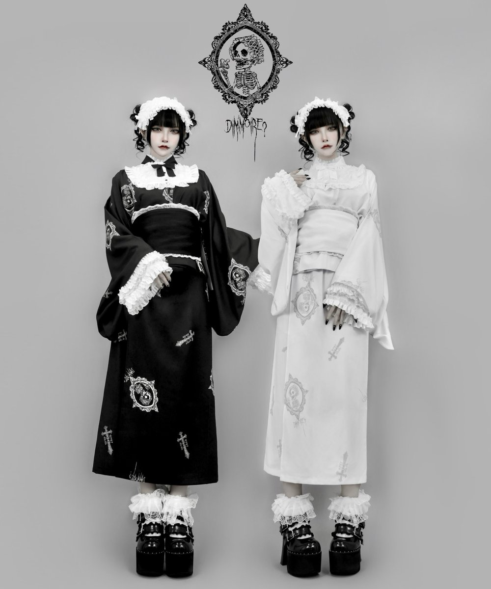 dimmoire 夢骸の童話　浴衣セット　ホワイト 夢骸の童話 浴衣セット【White】 | DimMoire