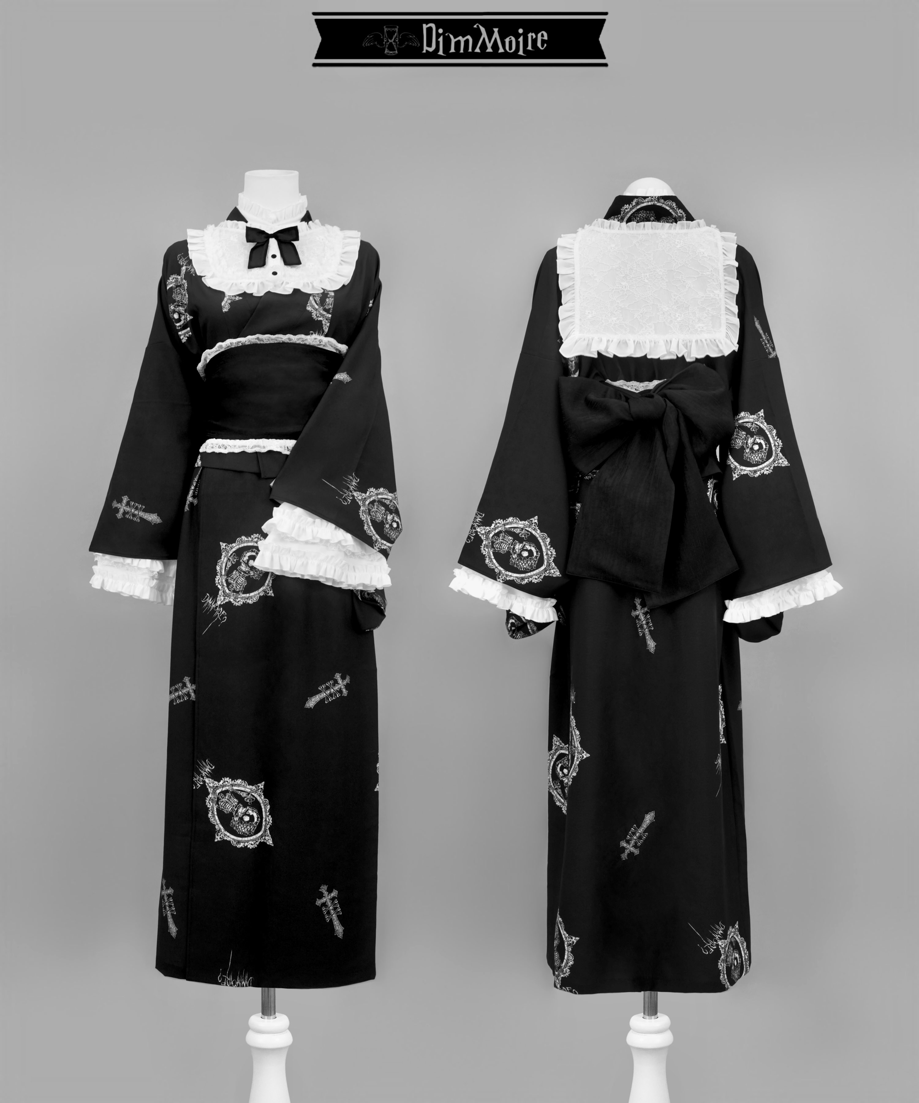 Amazon.co.jp: DimMoire ディムモアール 浴衣セット 黒