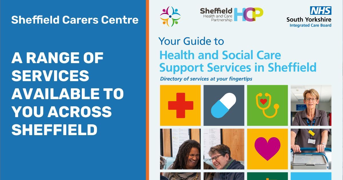 The NHS South Yorkshire Integrated Care Board has produced a directory with details of a range of support services available to help Sheffield residents access the right help as soon as possible. A copy is on our website here: sheffieldcarers.org.uk/noticeboard  #unpaidcarers #Sheffield