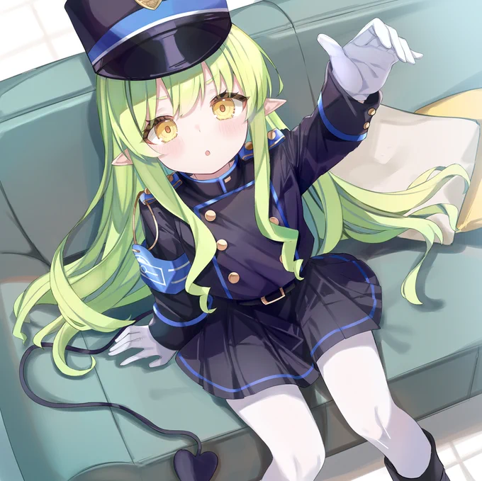 せんせー、疲れてるならヒカリがなでてあげるー。#ブルアカ 