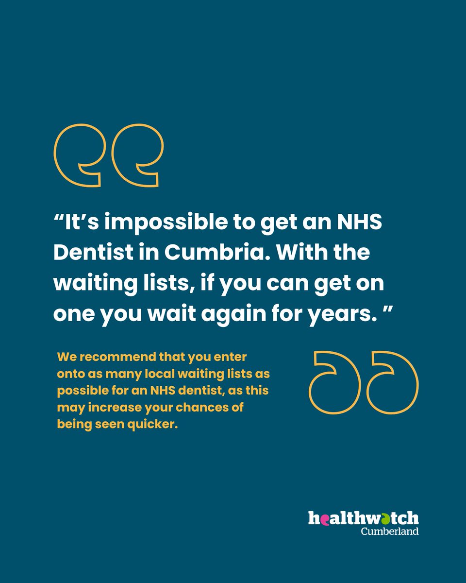 Have you been struggling to find an NHS dentist? 🦷

Do you feel like your teeth are not receiving the care that they need?

We've answered some of your questions in our first ever Agony Aunt article.

You can read our advice here:
bit.ly/hwc-agony-aunt…