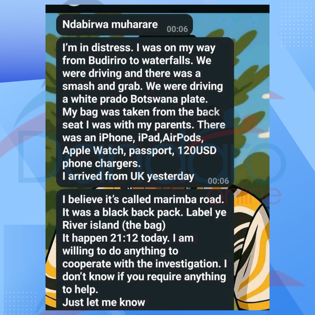 #dandarostreets Mu Zimbabwe makutotyisa ne Matsotsi aya...🙌🏾💯✔️
