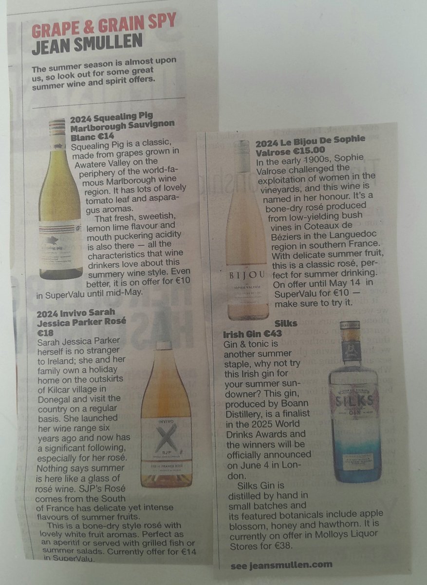 Summer drinks in this week's Grape &amp; Grain  Spy