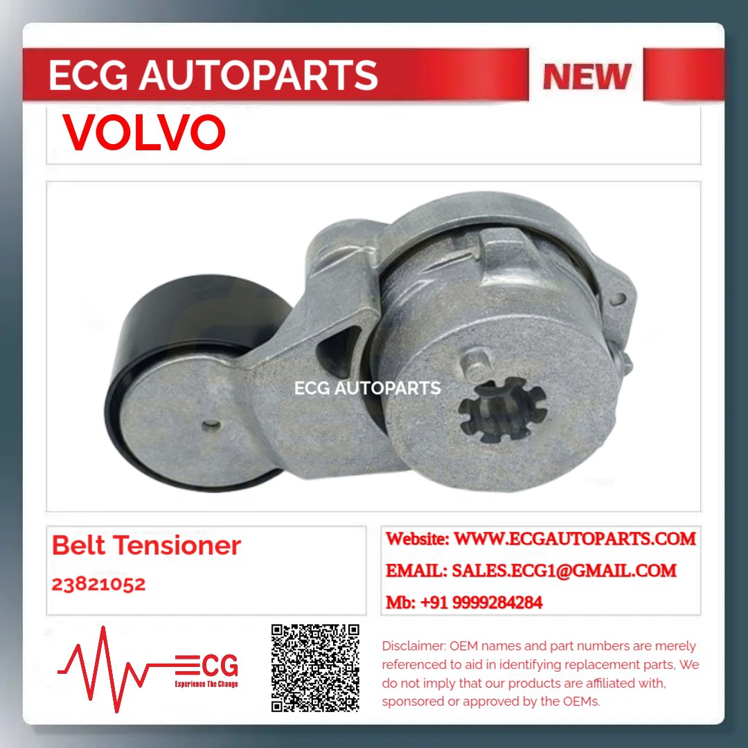 ecgautoparts's tweet photo. Belt Tensioner Volvo 23821052
Belt Tensioner 23821052
Belt Tensioner ..For more info visit...https://t.co/uHKOEksWlL https://t.co/GWZNwzHrj3