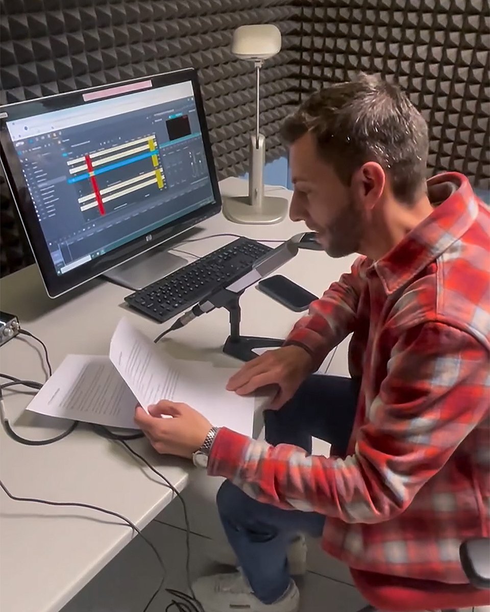 🎙️ Voice-over recording at TVE
📷 instagr.am/teresaf_garcia
🔊 instagr.am/jaimeastuy
▶️ avid.com/mediacentral
 
#voiceover #tve #mediacentral #broadcast #tvnews #newsproduction #newsroom #news #avid #avidcreator