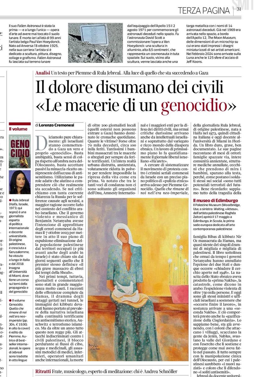 Domani esce il mio libro: GENOCIDIO.
Gaza è un campo di sterminio.
La determinazione di Israele a demolire il diritto internazionale non minaccia soltanto i palestinesi: sta travolgendo i fondamenti di giustizia e libertà su cui l'Occidente ha sempre dichiarato di reggersi.