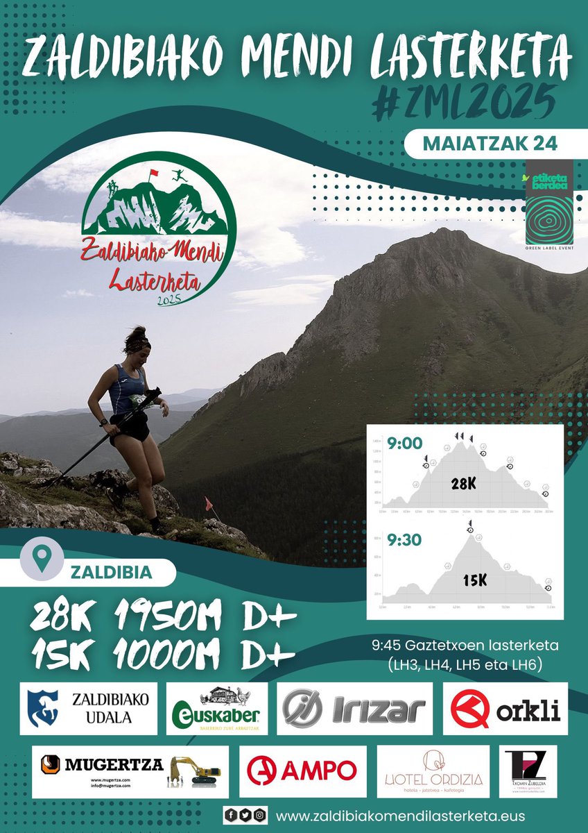 ⬇️ HEMEN DUZUE #ZML2024ko KARTELA!! 💪🏻 #goierrikopatrail #etiketaberdea

Eskerrik asko laguntzaile guztiei!!😉