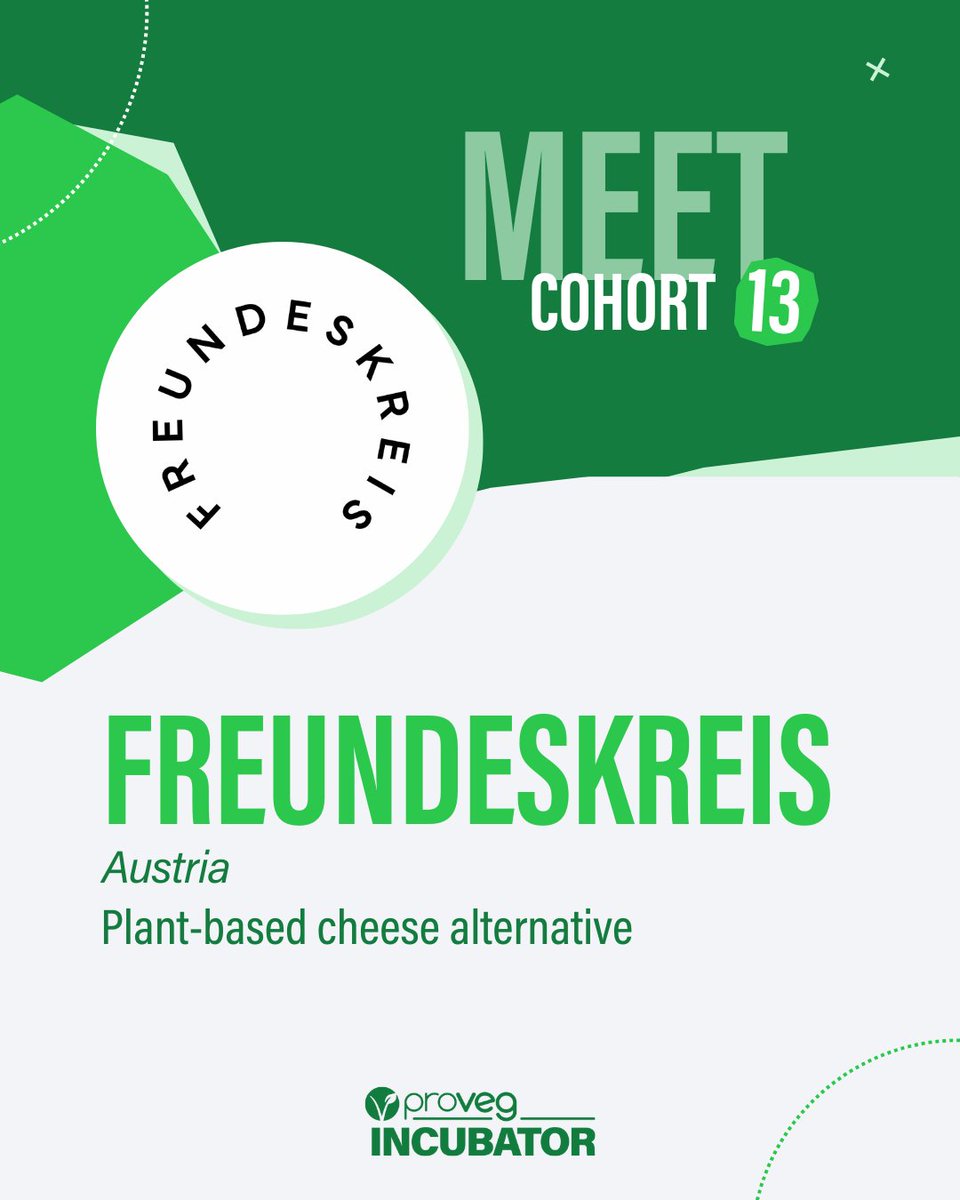 ProvegIncubator's tweet image. Meet Freundeskreis! 🧀 They creating plant-based cheese alternatives from apricot seeds, offering an authentic cheese experience with a creamy texture. #ProVegIncubator13