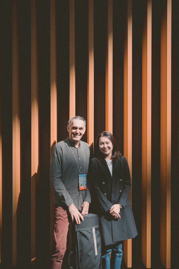 #LFJ2025  初めて集まったメンバーですが、リハーサルからずっと楽しく演奏できました！満席のお客様も嬉しかったです☺️たきまいさんとはキャリーもお揃い❤️
ケンショウさんやオリヴィエさんにも会えて、嬉しいLFJのひとときでした☘️会場でお声がけくださったみなさん、ありがとうございました！！