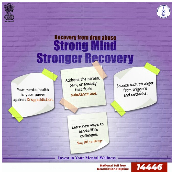 Information & PR, J&K (@diprjk) on Twitter photo A strong mind and unwavering willpower are your best allies in the fight against substance abuse.
#NashaMuktJammuKashmir
<a href="/NMBA_MSJE/">Nasha Mukt Bharat Abhiyaan</a> <a href="/MSJEGOI/">Ministry of Social Justice & Empowerment, GOI</a>
<a href="/DDNewslive/">DD News</a> <a href="/airnewsalerts/">All India Radio News</a>
<a href="/NitishRajora_/">Nitish Rajora</a> A strong mind and unwavering willpower are your best allies in the fight against substance abuse.
#NashaMuktJammuKashmir
<a href="/NMBA_MSJE/">Nasha Mukt Bharat Abhiyaan</a> <a href="/MSJEGOI/">Ministry of Social Justice & Empowerment, GOI</a>
<a href="/DDNewslive/">DD News</a> <a href="/airnewsalerts/">All India Radio News</a>
<a href="/NitishRajora_/">Nitish Rajora</a>