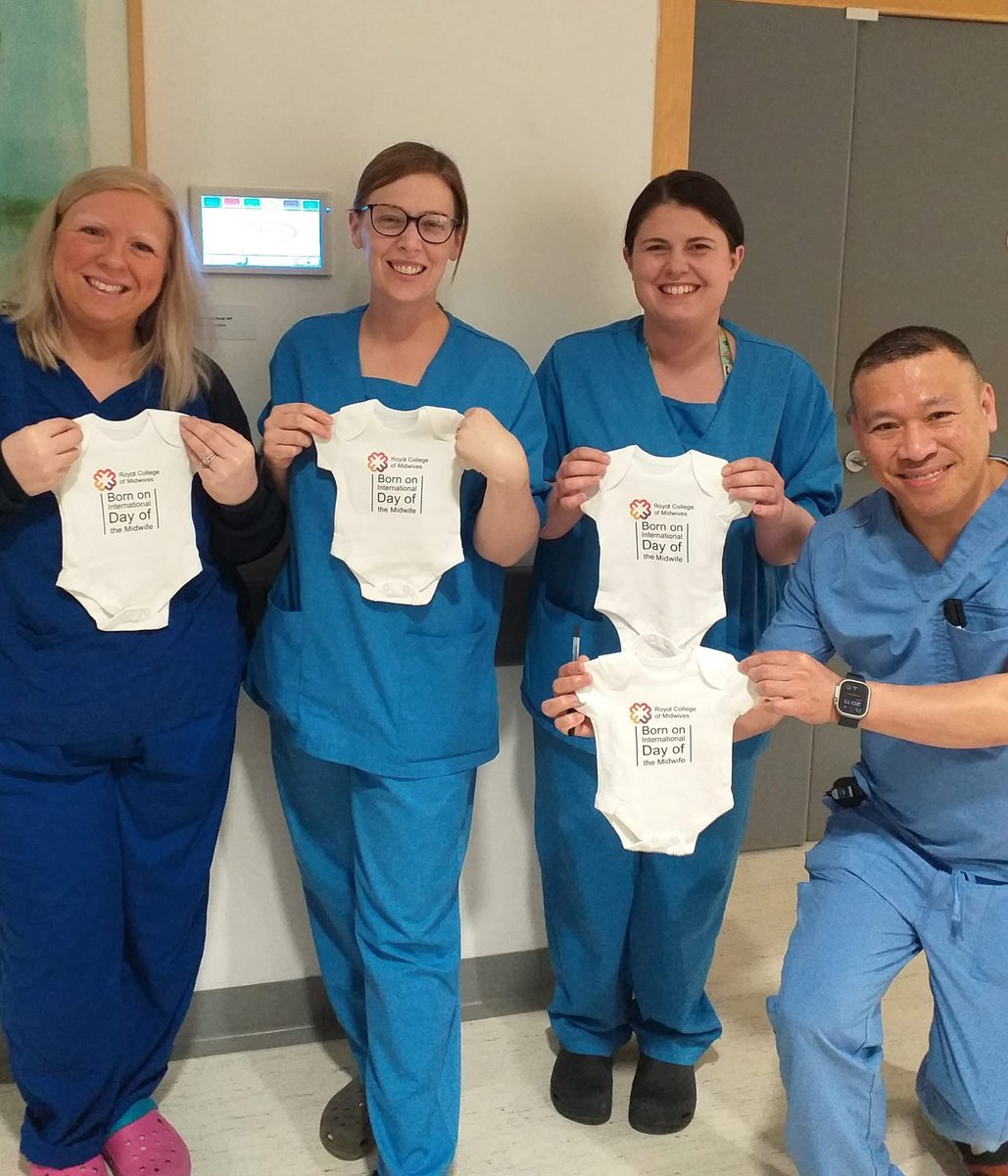 Happy International Day of the Midwife to all our SE Trust teams! ❤️
<a href="/setrust/">South Eastern Trust</a> <a href="/MidwivesRCM/">Royal College of Midwives 💙</a> <a href="/RcmNi/">RCM_NI</a>