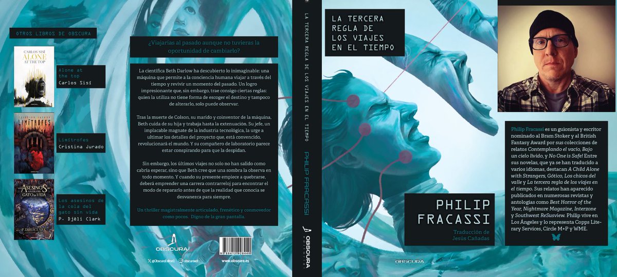 📢Este miércoles 07/05 sale a la venta la nueva novela de Philip Fracassi <a href="/PhilipFracassi/">Philip Fracassi</a> : ⏳La tercera regla de los viajes en el tiempo⌛️. 
Un thriller magistralmente articulado, frenético y conmovedor como pocos. 
🖊️Traducción de Jesús Cañadas
🎨Cubierta de <a href="/davidrendo/">David Rendo</a>