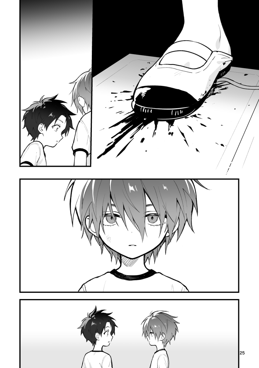 いじめっこといじめられっこその8(1/9)   #創作BL 
※いじめ、暴力表現あります 