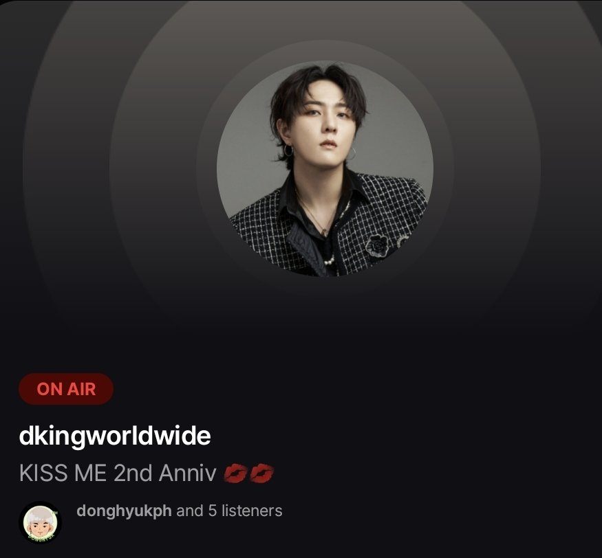 💋 KISS ME 💋 2ND ANNIV ON <a href="/STATIONHEAD/">STATIONHEAD</a>
🐾 stationhead.com/c/daengkrew 

Join and share! Thank you!

<a href="/D_dong_ii/">김동혁</a> #DONGHYUK #DK #김동혁 #iKON