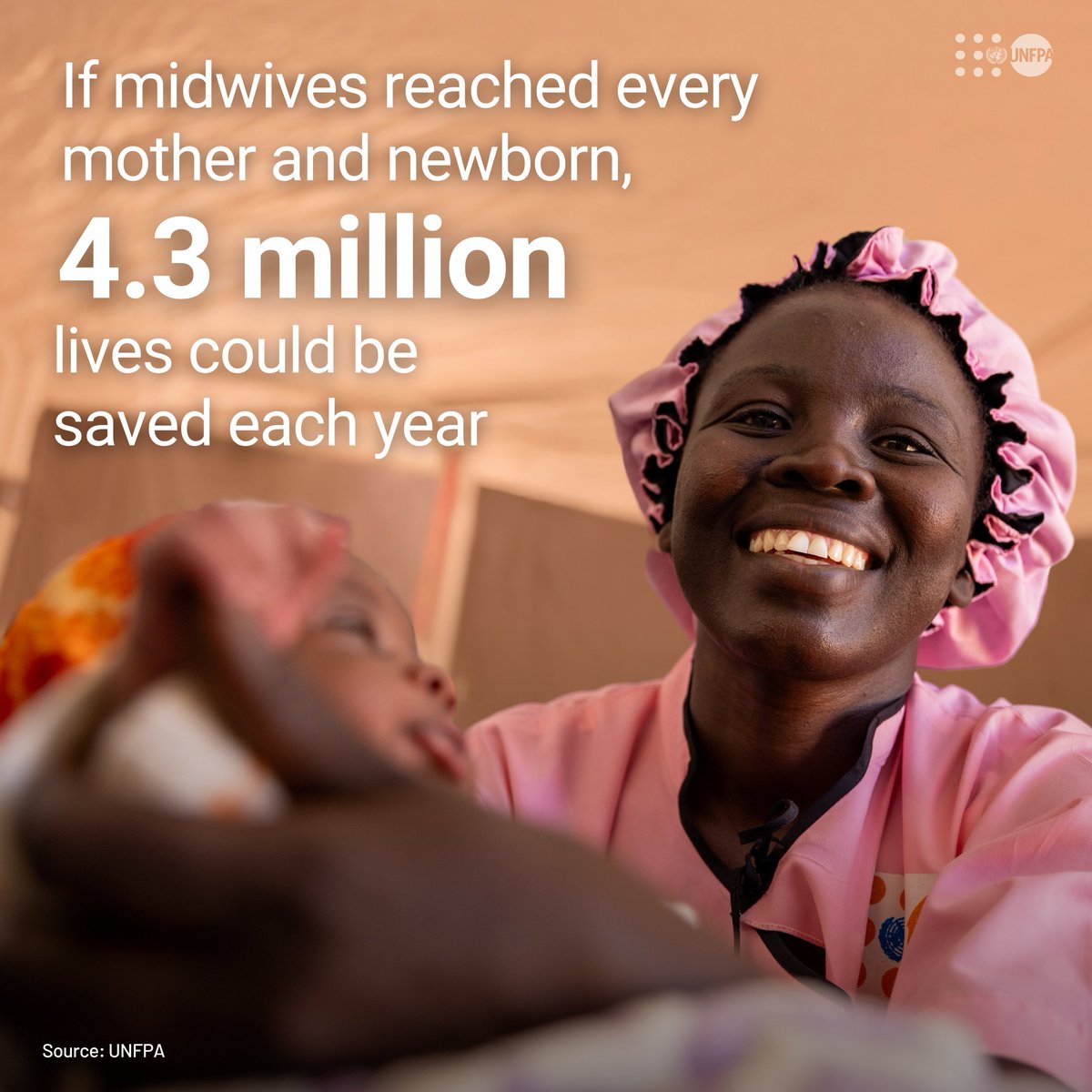 Midwives could help prevent nearly two thirds of maternal and newborn deaths and stillbirths worldwide. 👩‍🍼
But they need adequate funding and support.
See how <a href="/UNFPA/">UNFPA</a> is working to ensure #SafeBirth.
unf.pa/idm
#DayoftheMidwife  <a href="/UNFPALondon/">UNFPA London</a>