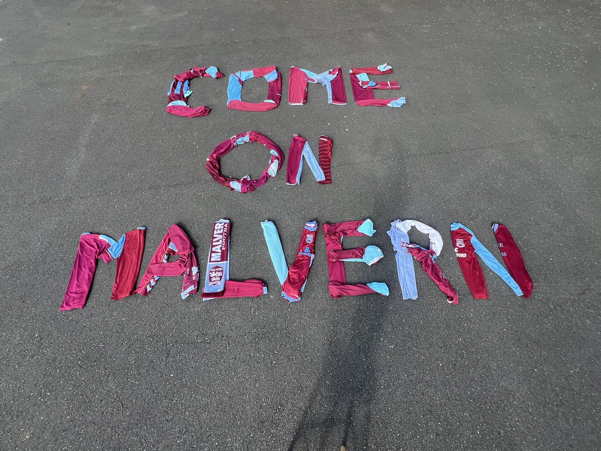 Big day for <a href="/MalvernTown1946/">Malvern Town FC</a> as they take on <a href="/EveshamUnitedFC/">Evesham United FC</a> in the <a href="/SouthernLeague1/">The Pitching In Southern Football League</a> Playoff Final!

Go get it lads good luck from us all at HFS HQ!

#COTT #comeonmalvern #malverntownfc #malverntown #nonleaguefootball #nonleague #evesham #thehillsiders #historicfootballshirts