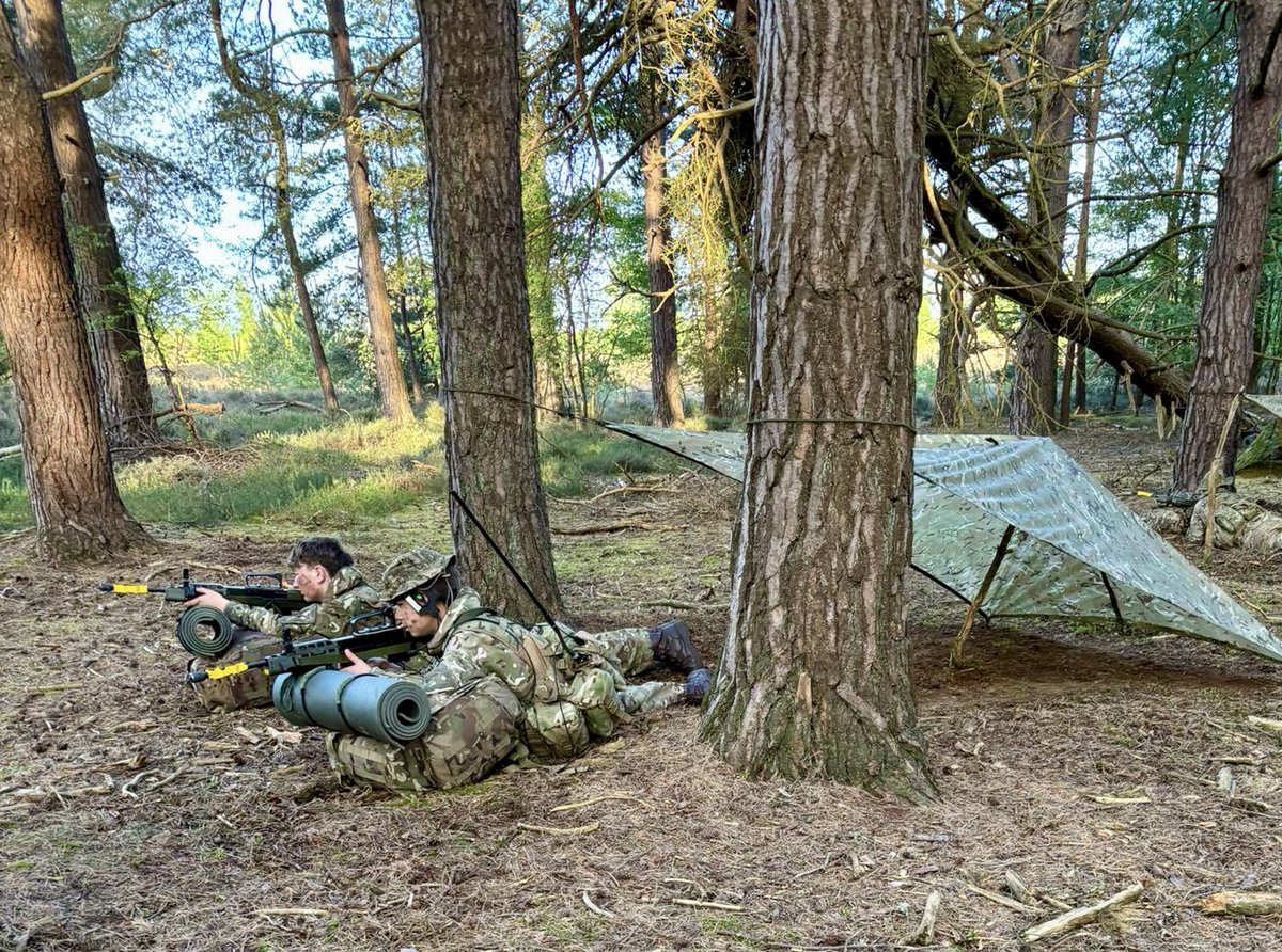 NQuick4056's tweet image. Ex Wild Bush 25
Great @ArmyCadetsUK Fieldcraft weekend for 2 Platoon. Vehicle Check Points, Platoon Attacks, Casualty Evacuations, Signals and so much more! 

Roll on our Summer Camp 🏕️ 
@CadetsinSchools @Official_REME @londist_ctt_oc @CadetCIS @CTCFrimleyPark