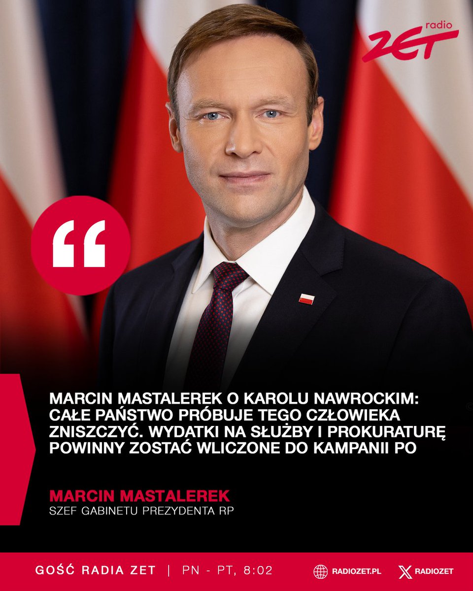 Marcin Mastalerek uważa, że „kiedyś w przyszłości, jak PiS wróci do władzy, to wydatki na służby i prokuraturę to w ogóle powinny zostać wliczone do kampanii wyborczej PO"
➡️ youtube.com/watch?v=UYXh5J…

<a href="/Gosc_RadiaZET/">Gość Radia ZET</a>  #RadioZET