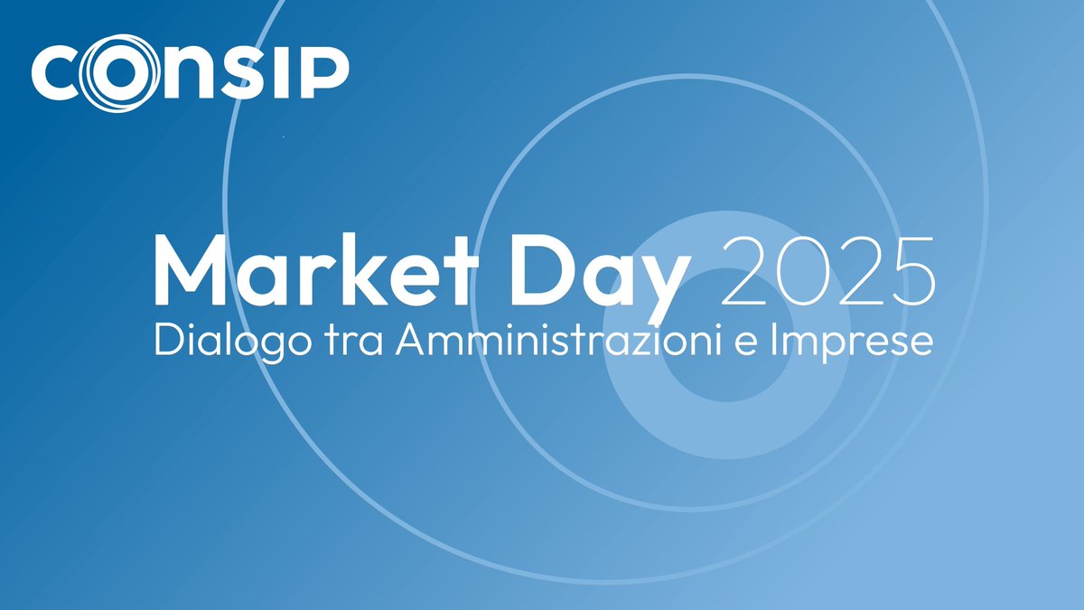 Consip Market Day: un ciclo di eventi per #amministrazioni #associazioni e #imprese che attraverso l'#accountability del nuovo Piano Industriale 25-28 favorisce confronto e dialogo con i nostri clienti
Leggi 👉bit.ly/3GS2XAF
#ConsipMarketDay #trasparenza #responsabilità