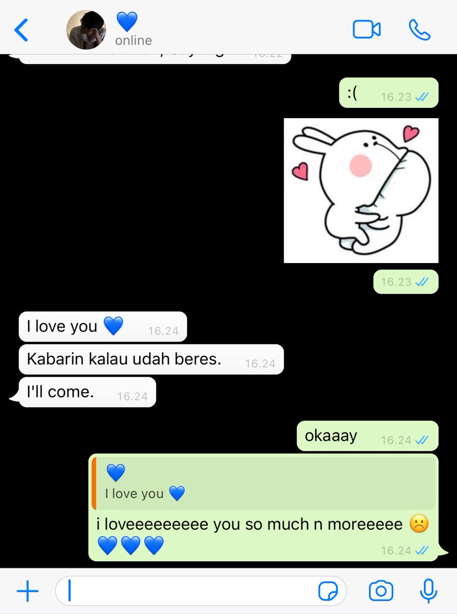 Era apa yah ini kayak intinya saling sibuk aja bahkan baru bisa chat pas sore uyy