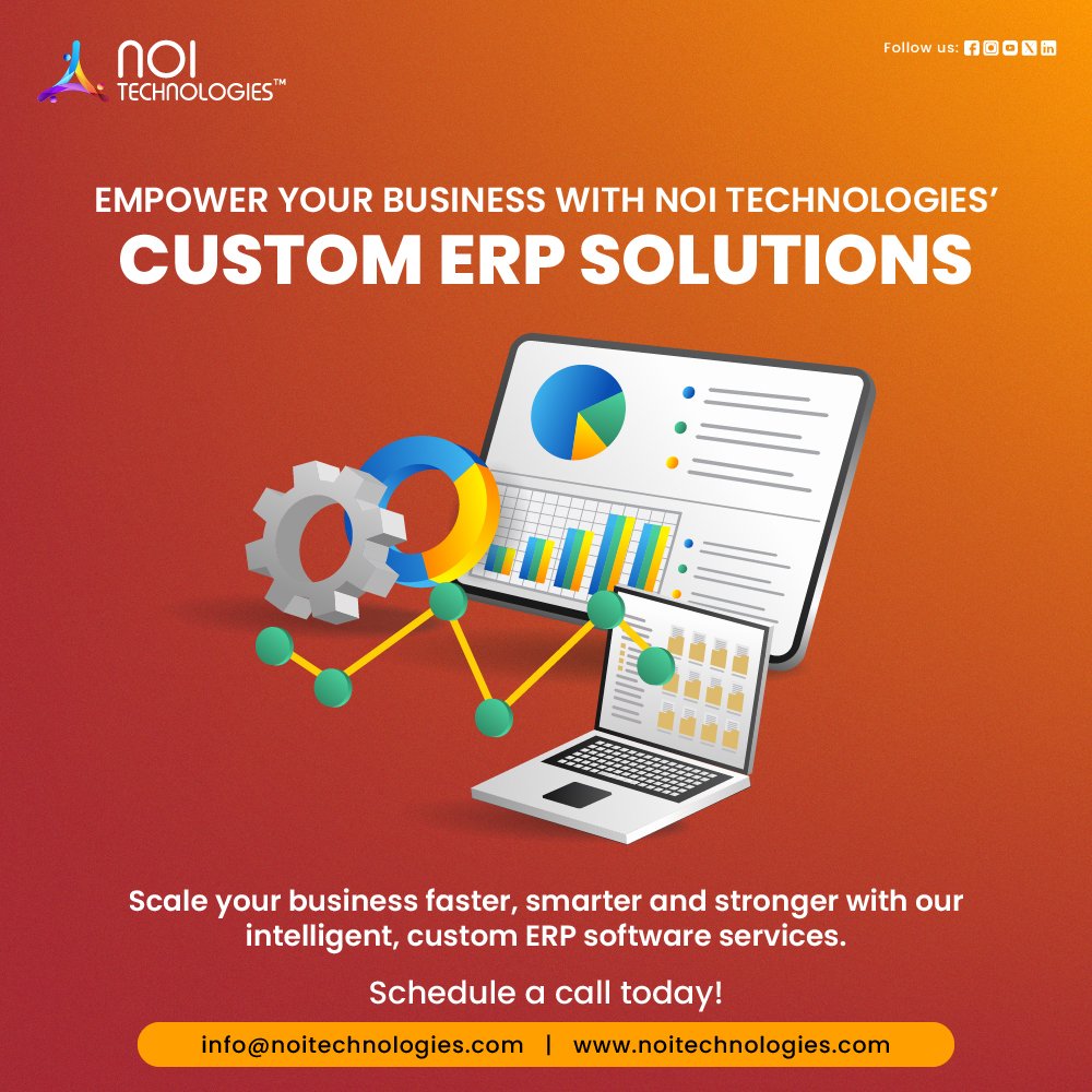noitechnologies's tweet image. Having reliable, intuitive, customizable, and scalable ERP software is key to thriving in todayโs dynamic business world.
#ERP #OpenSourceERP #CustomERP #ERPSystem #ERPSoftware #NOITechnologies #EnterpriseSolutions #SupplyChainManagement #3PL #ThirdPartyLogistics #Ecommerce